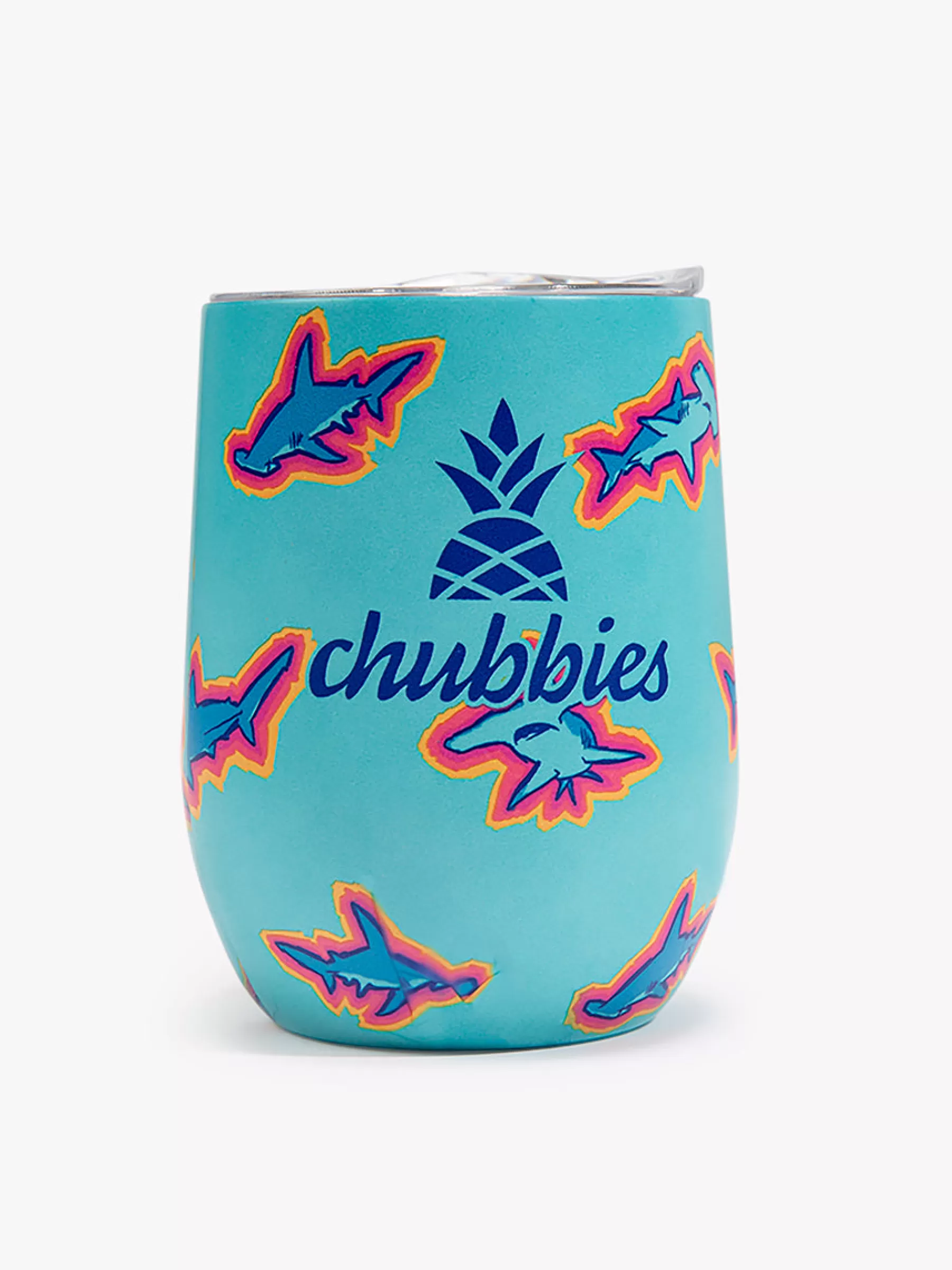 Chubbies Shorts Drinkware | Drinkware>The Aqua Shark Tumbler AquaSharks