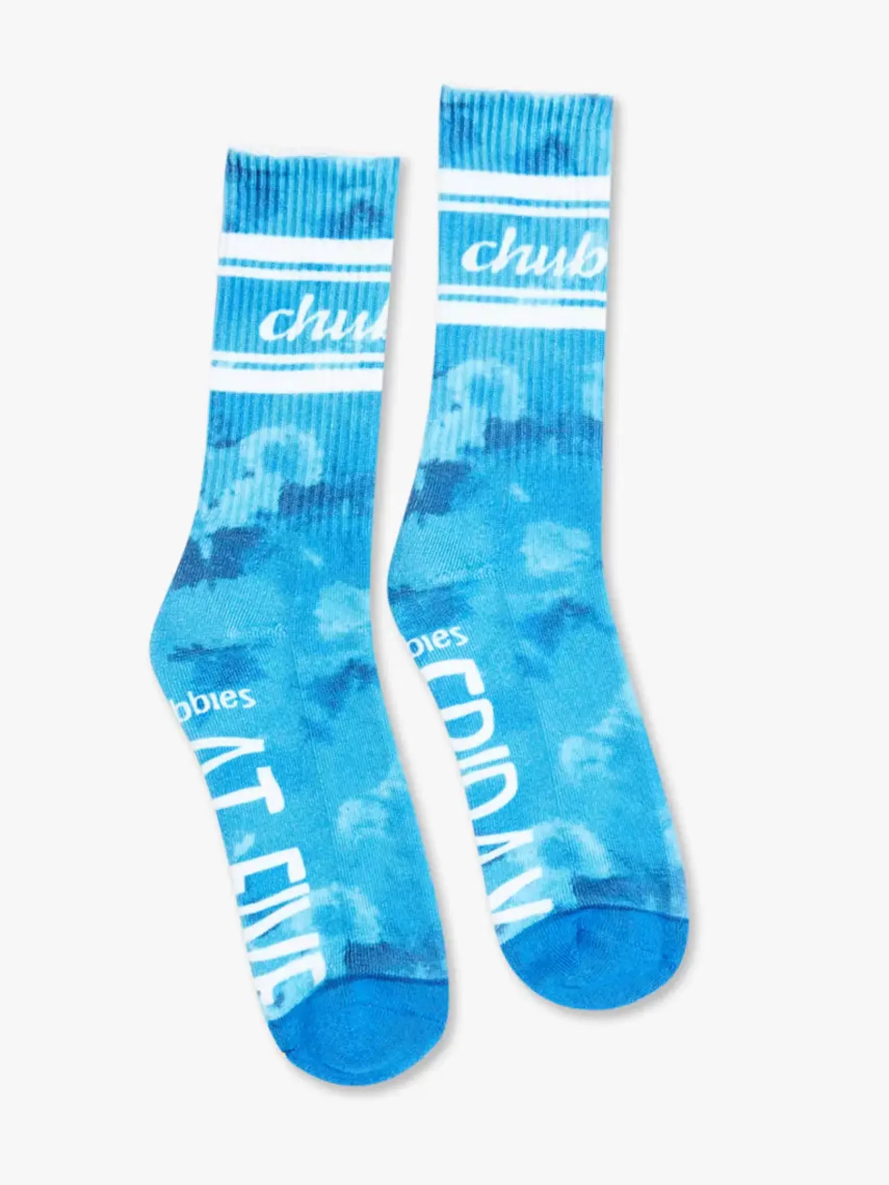 Chubbies Shorts Socks | Socks>The Blue Sky Tie Dye Socks BlueTieDye