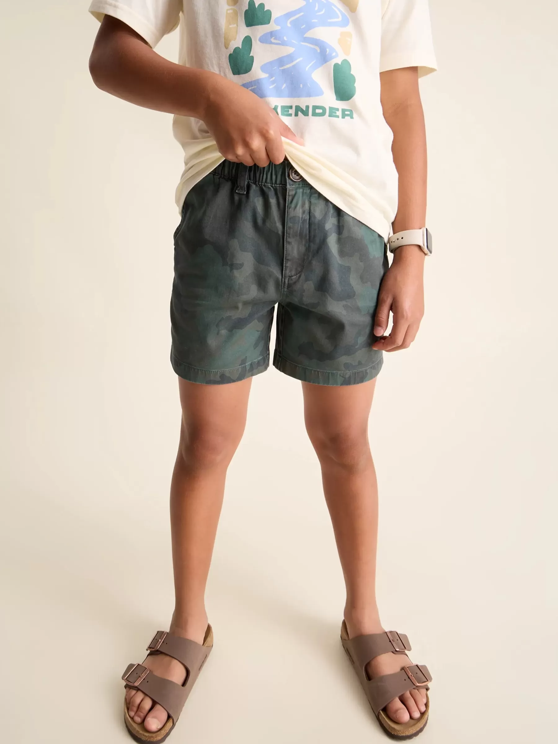 Chubbies Shorts Casual Shorts>The Camoflaugers DarkGreenCamoflauge