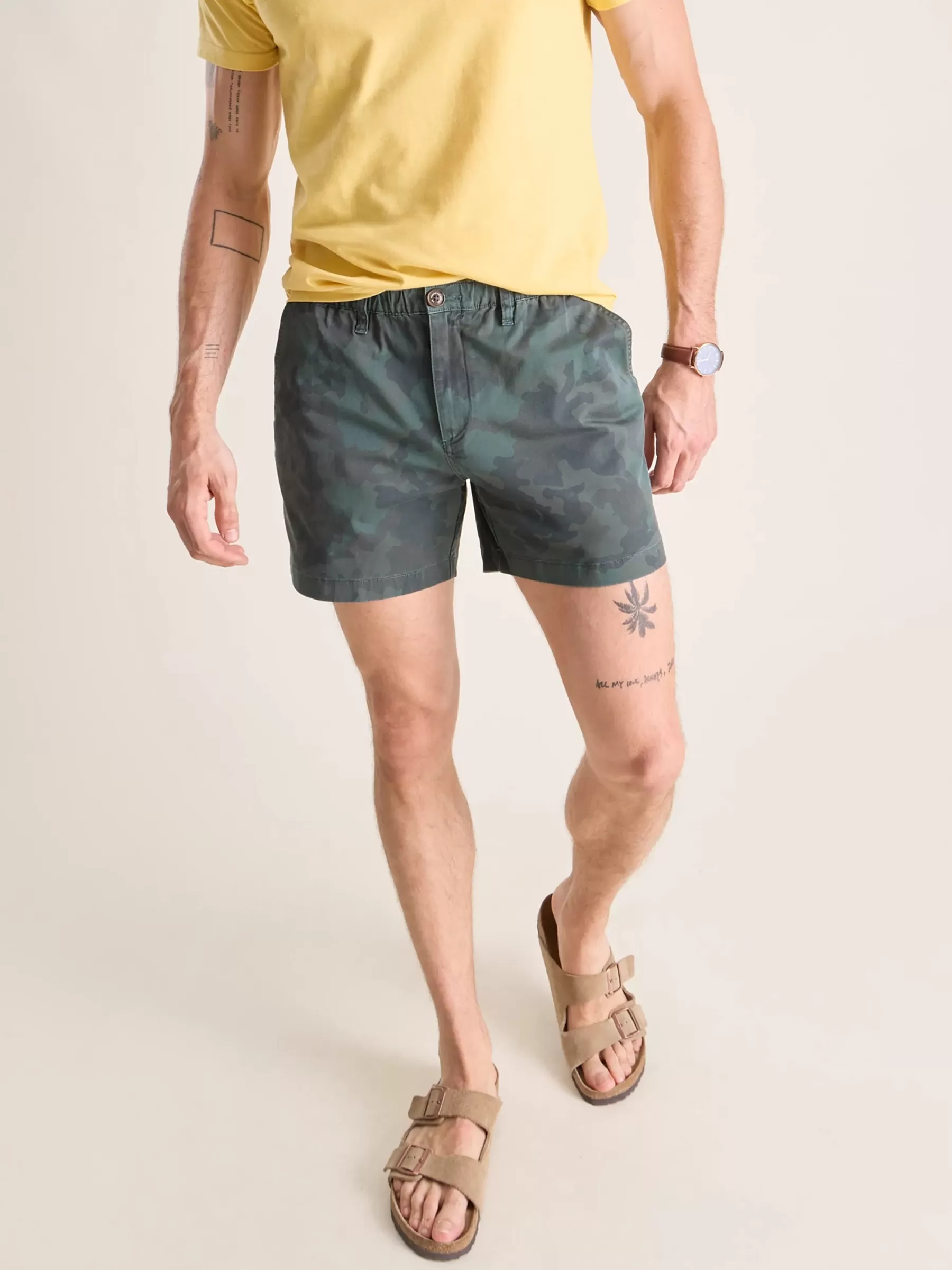 Chubbies Shorts Originals Shorts Collection>The Camoflaugers DarkGreenCamoflauge