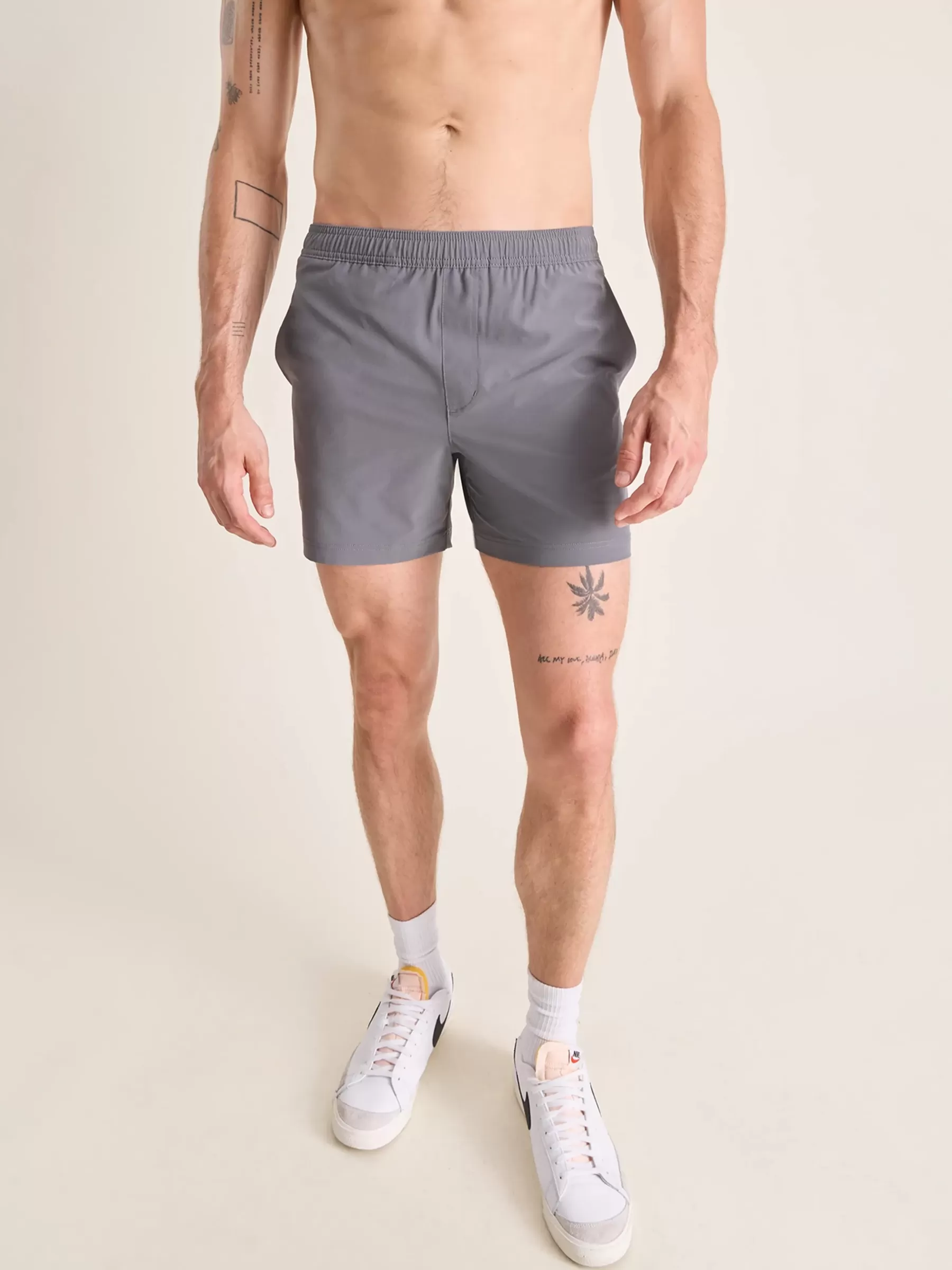 Chubbies Shorts Sport Shorts>The Carbon Flows LightGrey/GreyGeometricLiner