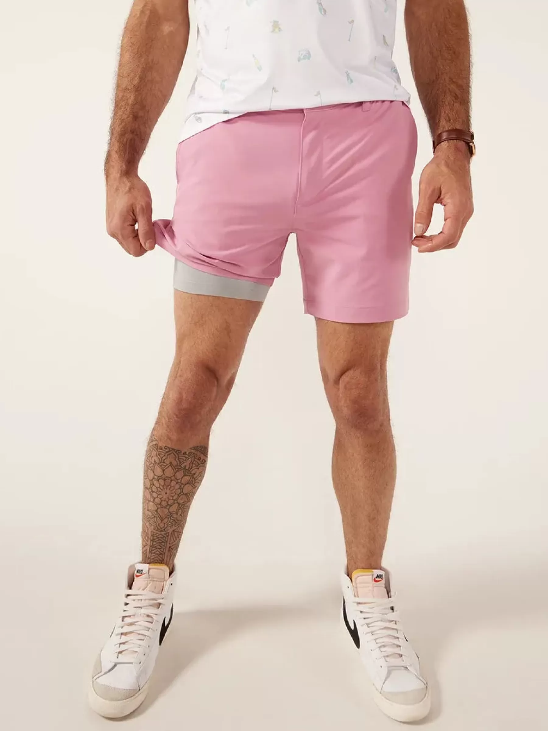 Chubbies Shorts Everywear Shorts>The Cherry Blossoms LightPink