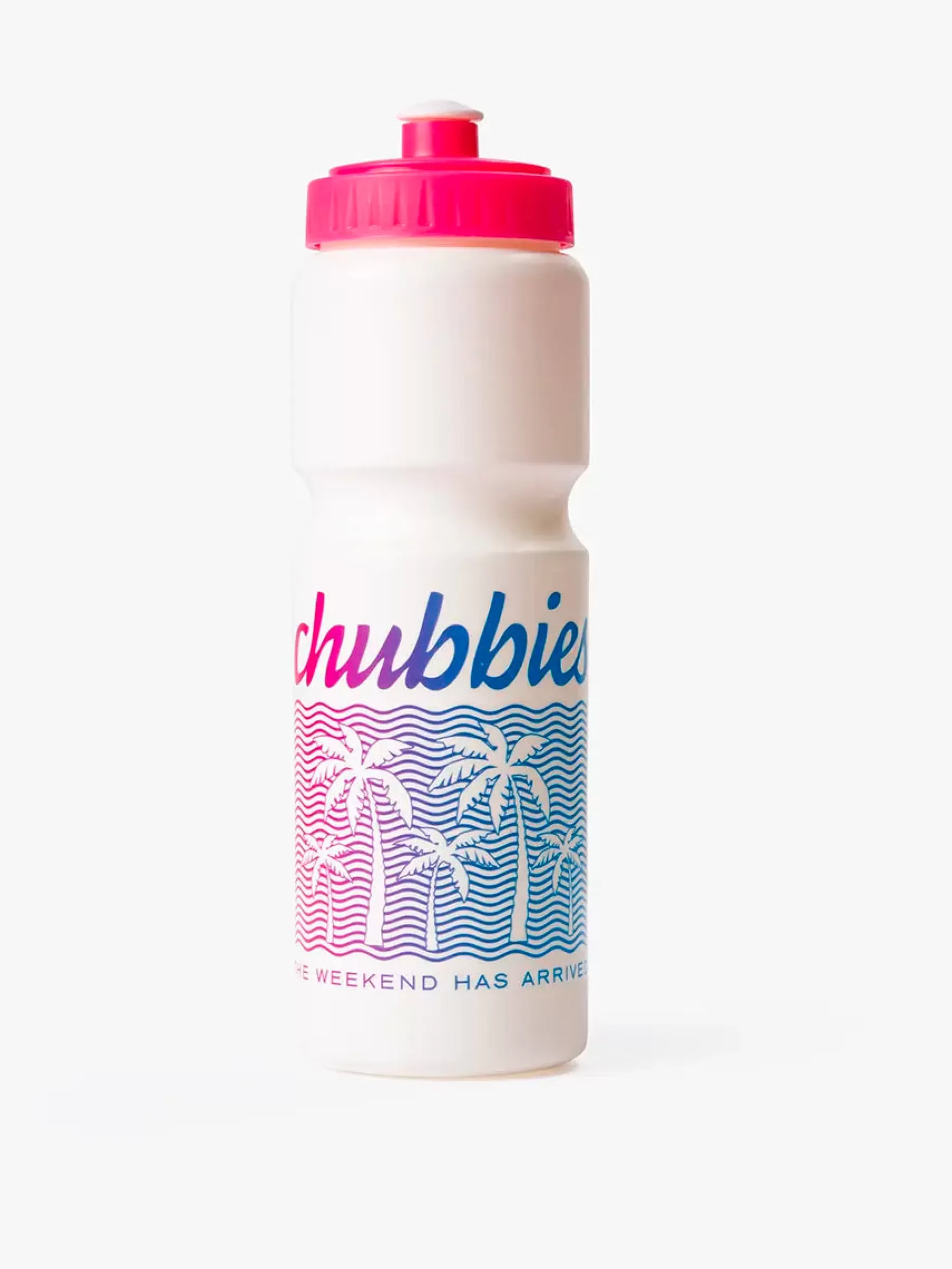 Chubbies Shorts Drinkware | Drinkware>The Fade Water Bottle WhitePalms