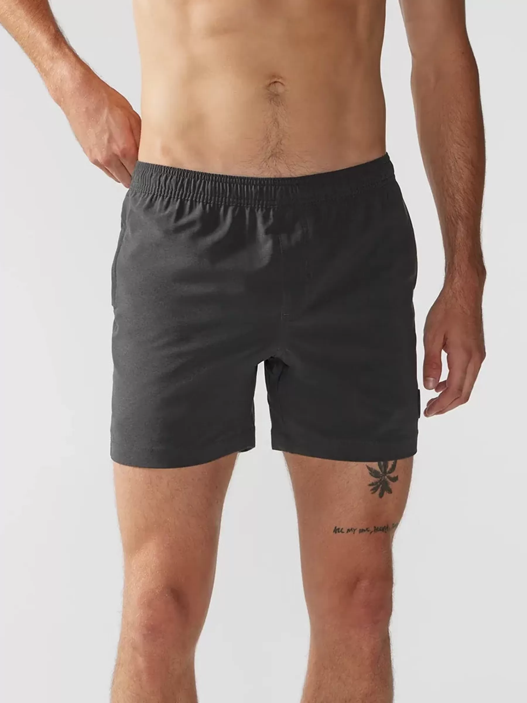 Chubbies Shorts Gym Swim Hybrid Shorts | Gym Swim Hybrid Shorts>The Flints BlackHeather