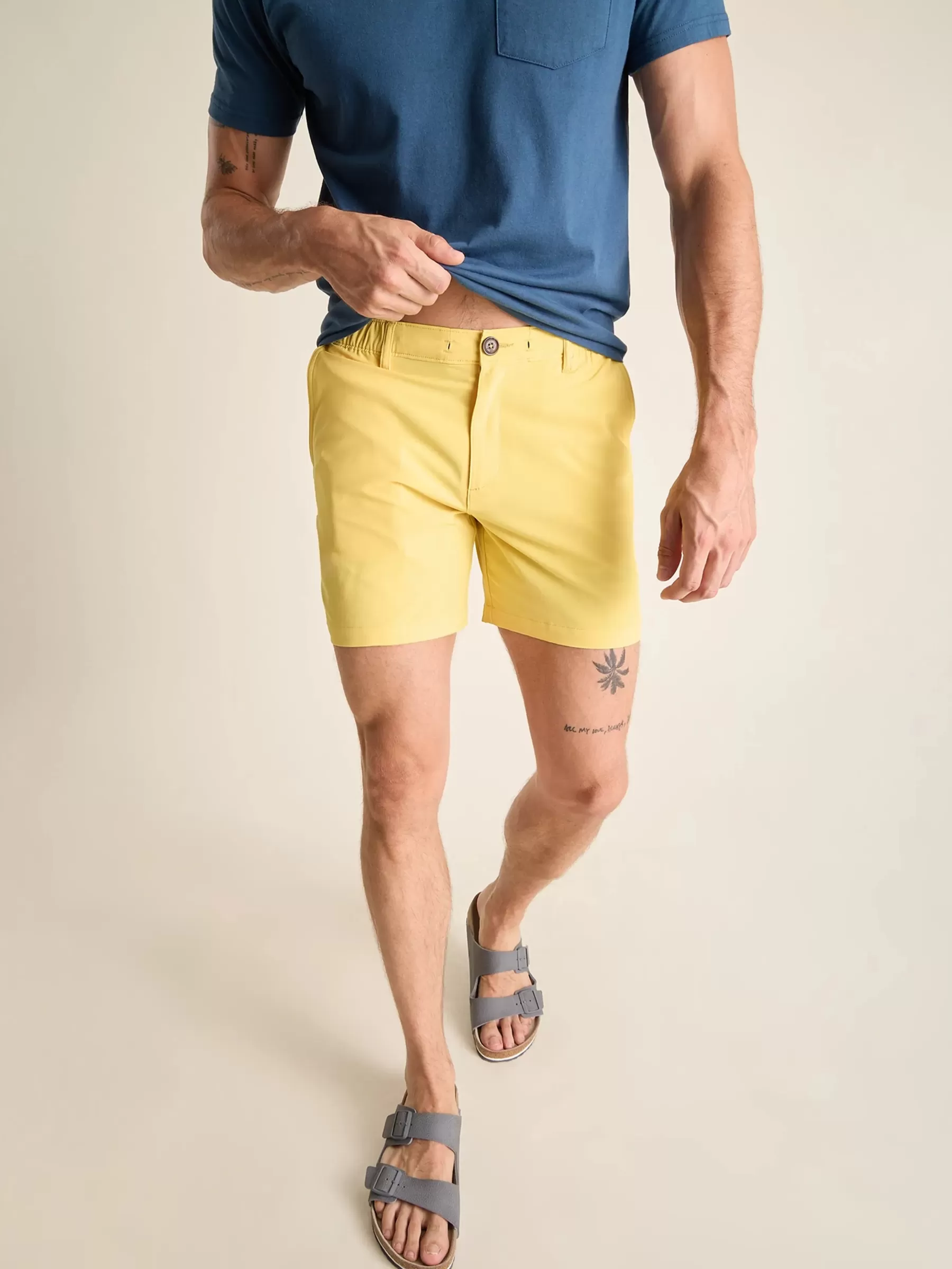 Chubbies Shorts Everywear Shorts>The Golden Rules Yellow