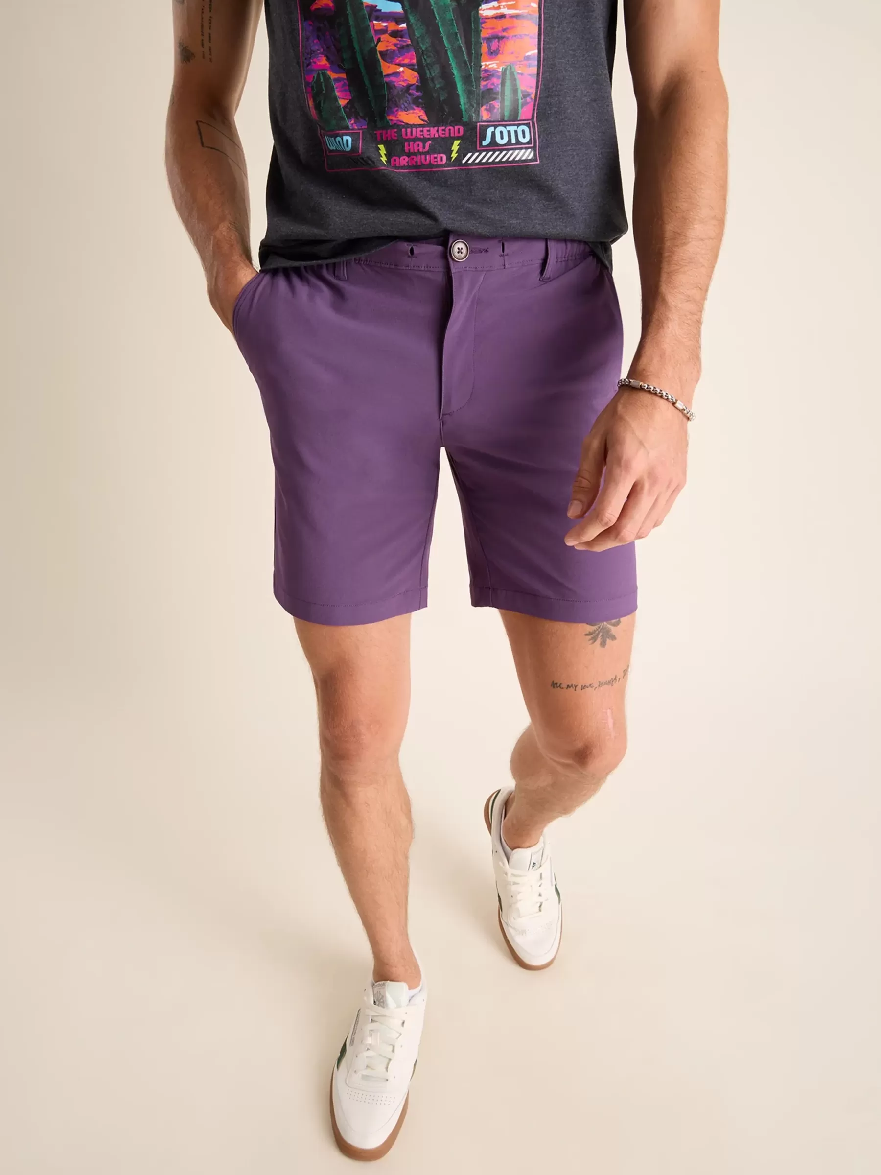 Chubbies Shorts Everywear Shorts>The Grape Escapes DarkPurple