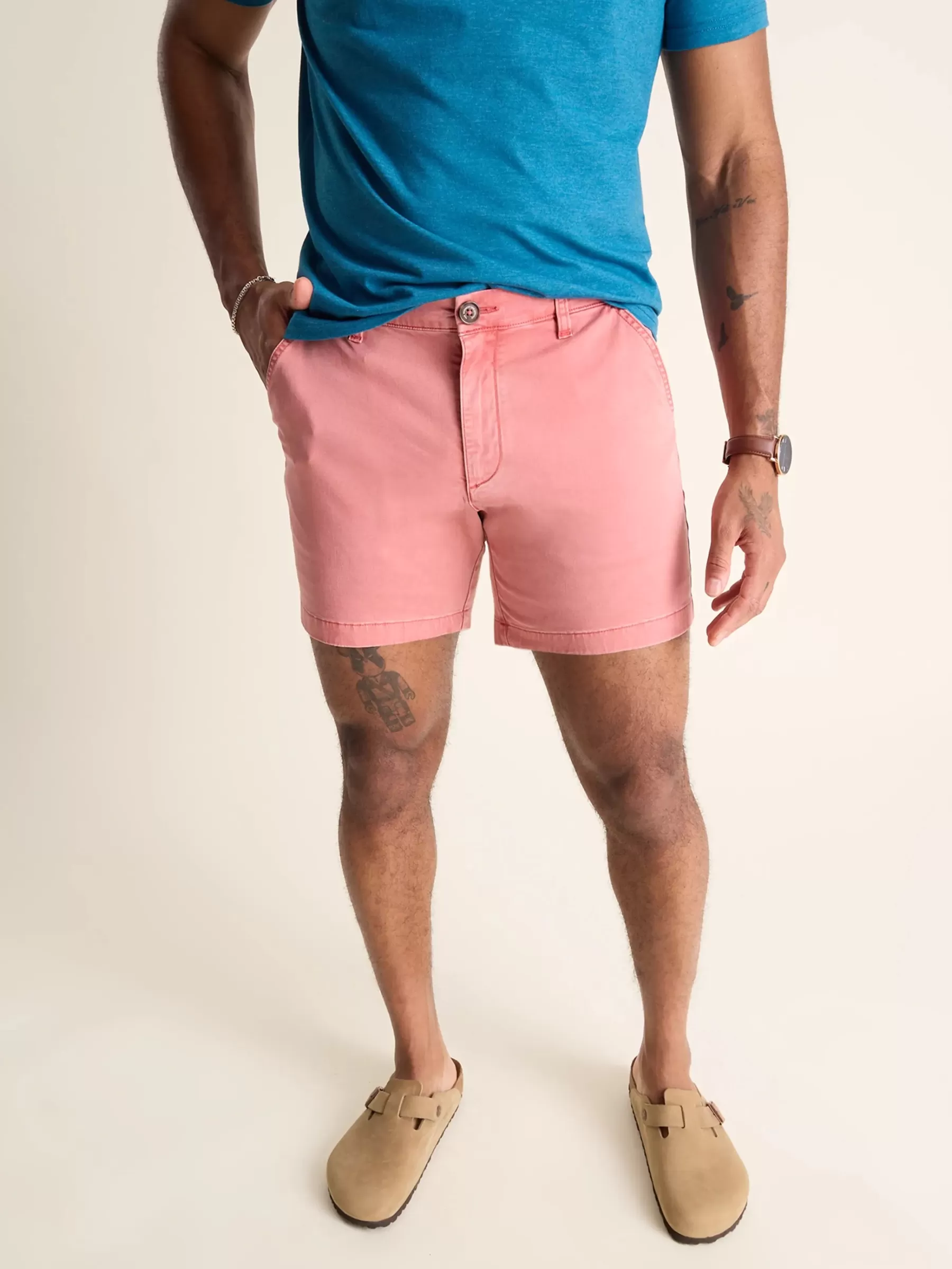 Chubbies Shorts Chino Shorts>The Handmedowns SunsetWashedRed