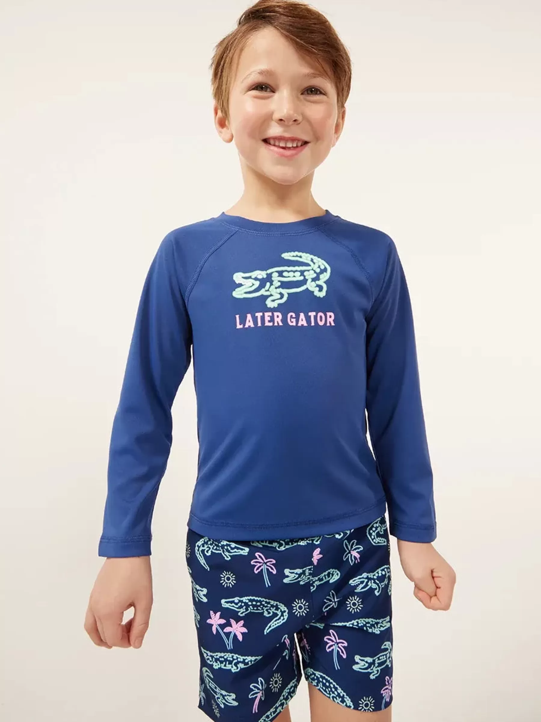 Chubbies Shorts Toddler Swim Trunks | Swim (6m-6)>The Later Gator Navy