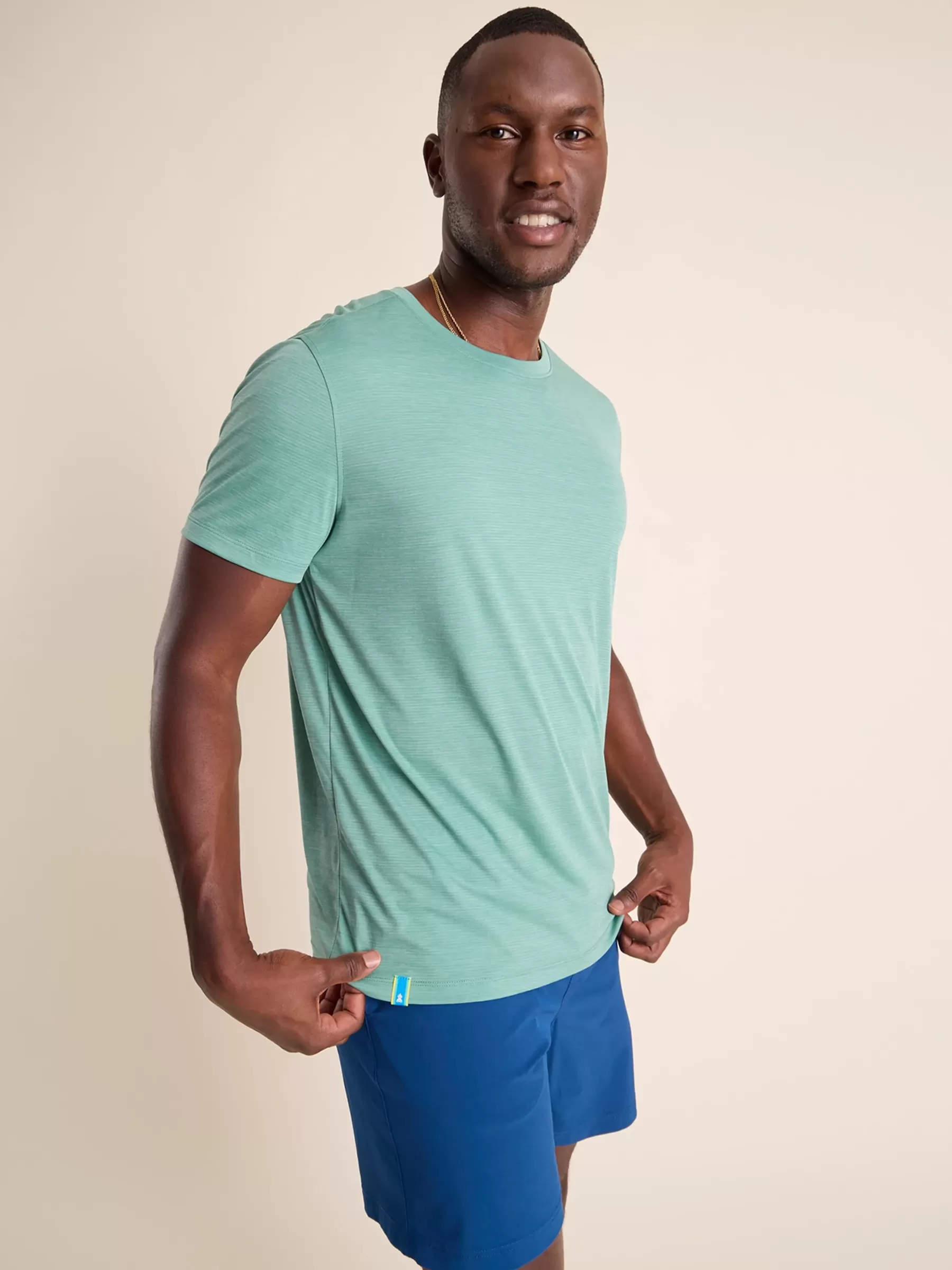 Chubbies Shorts Active Tees & Tanks>The Lean Green MidGreen