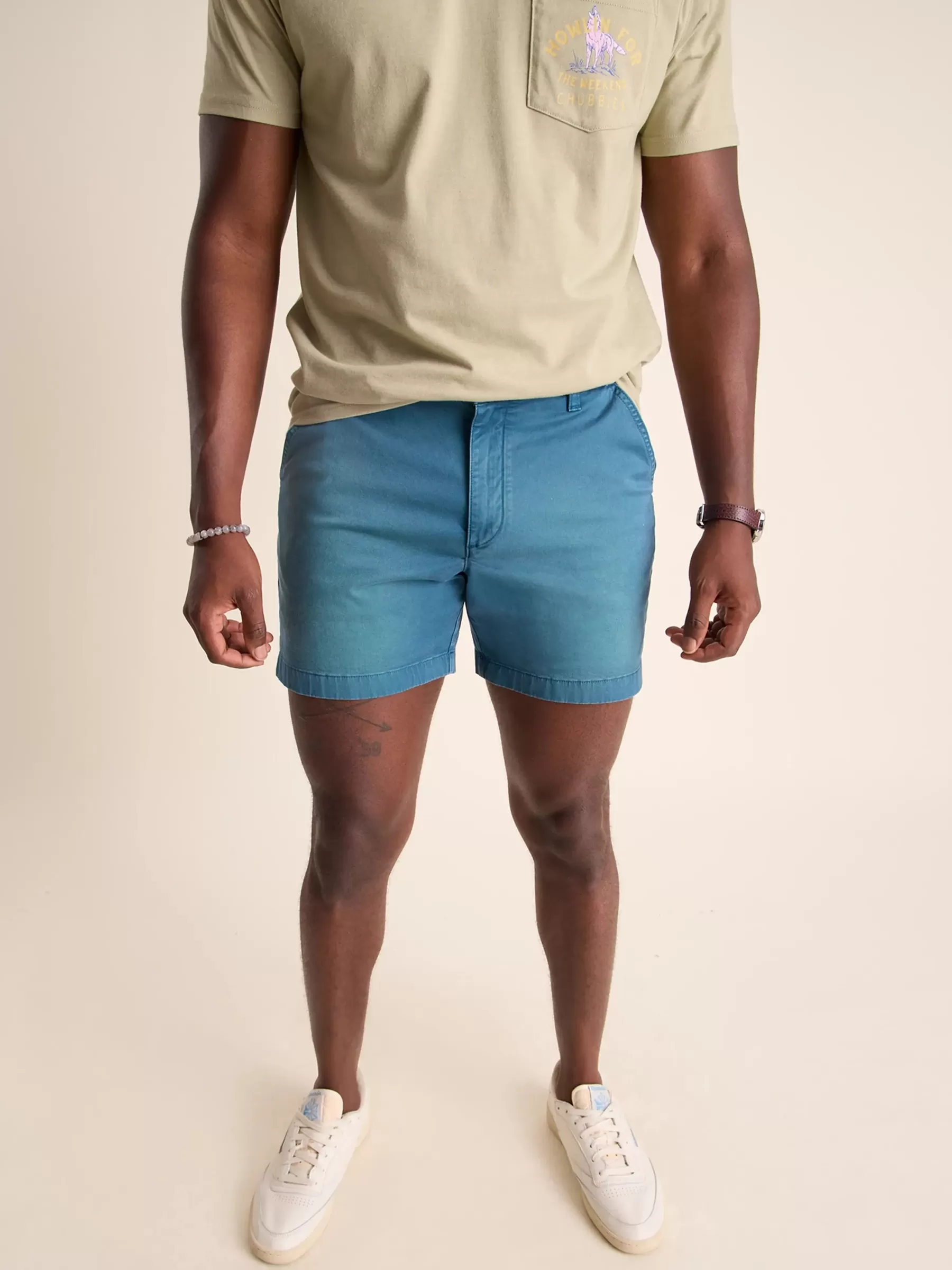 Chubbies Shorts Chino Shorts>The Moroccan Nights SunsetWashedDarkTeal