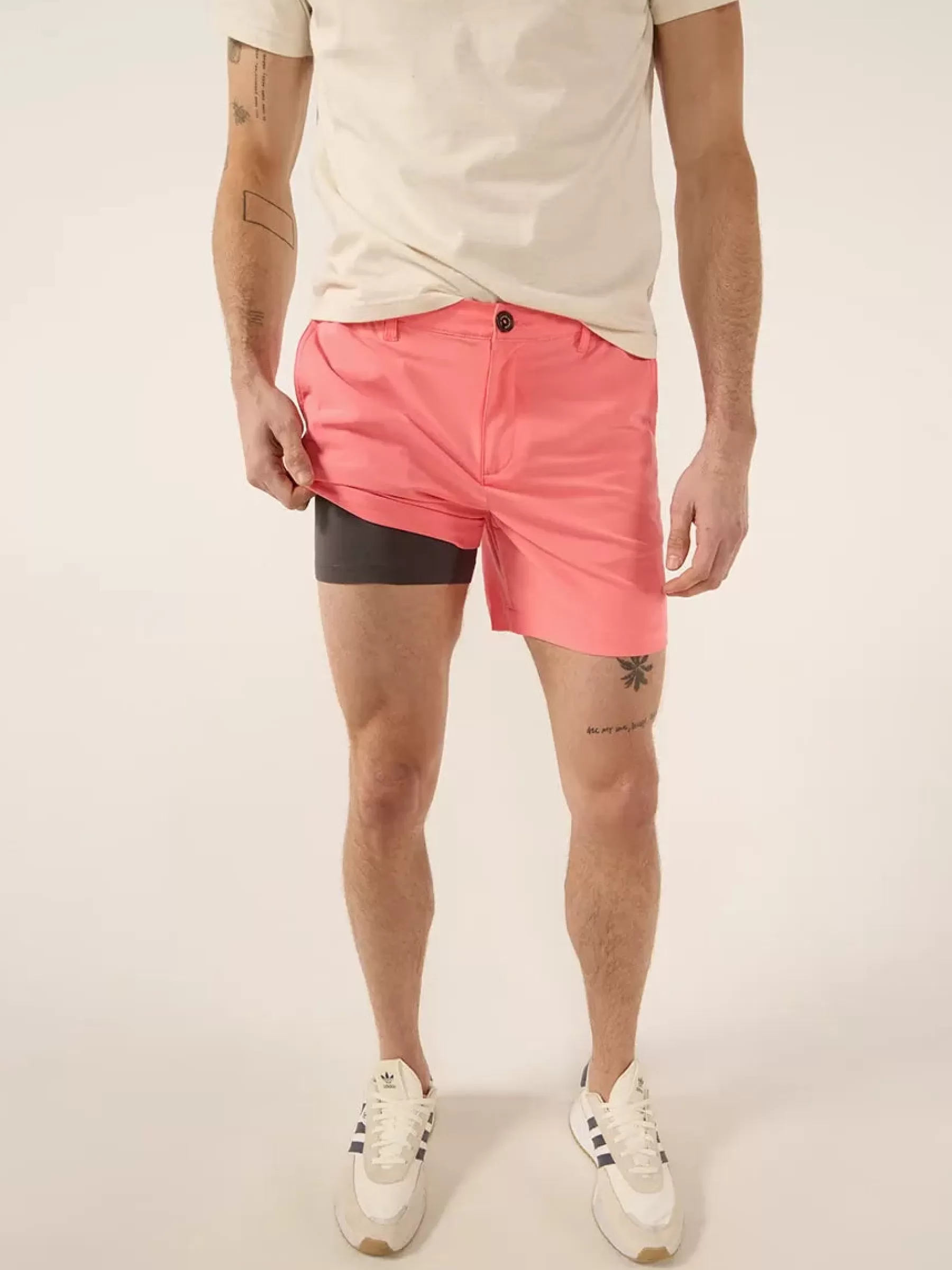 Chubbies Shorts Everywear Shorts>The New Englands VintageWashedCoral