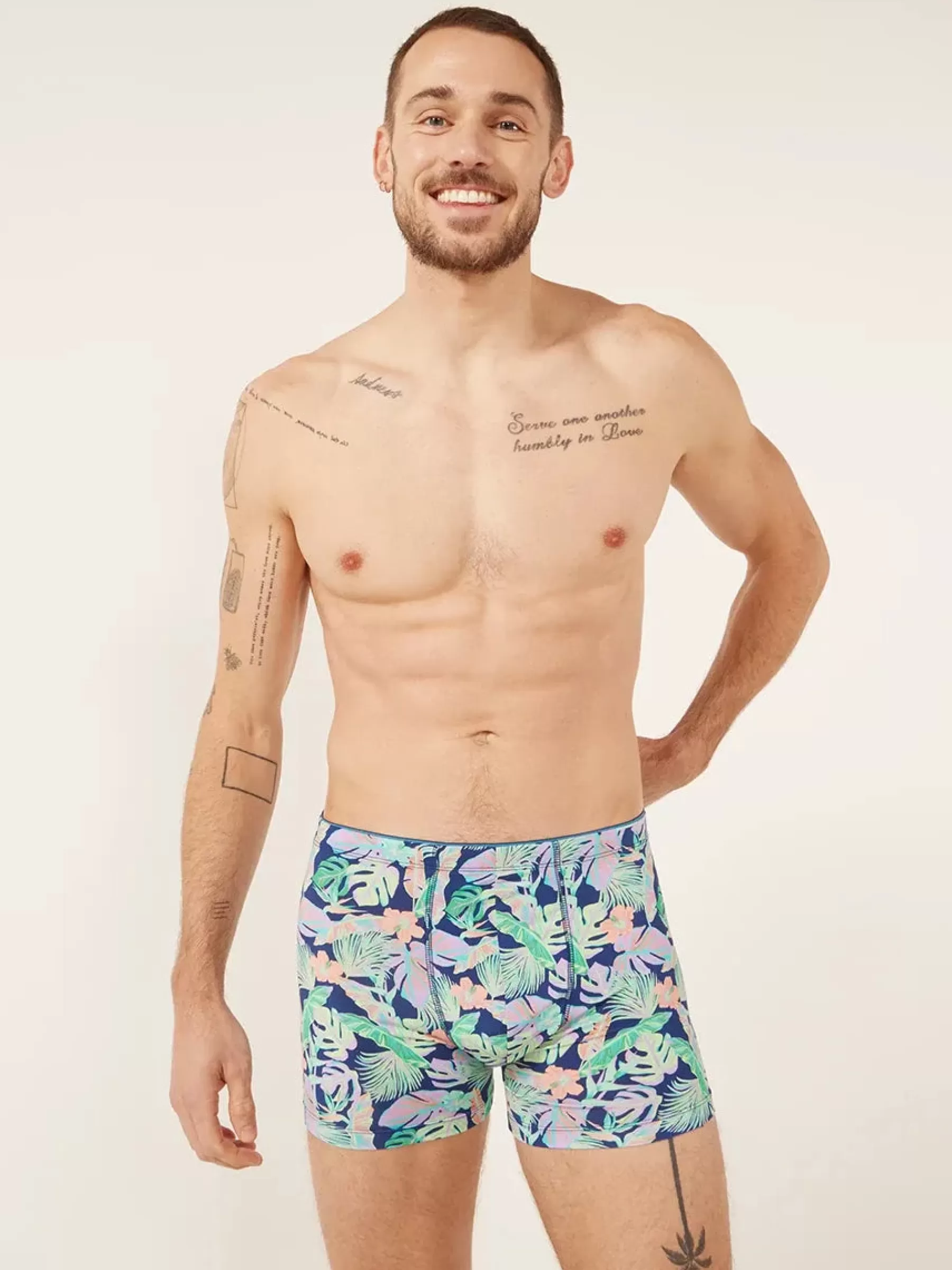 Chubbies Shorts Shop By Styles | Underwear>The Night Faunas NavyLeaf