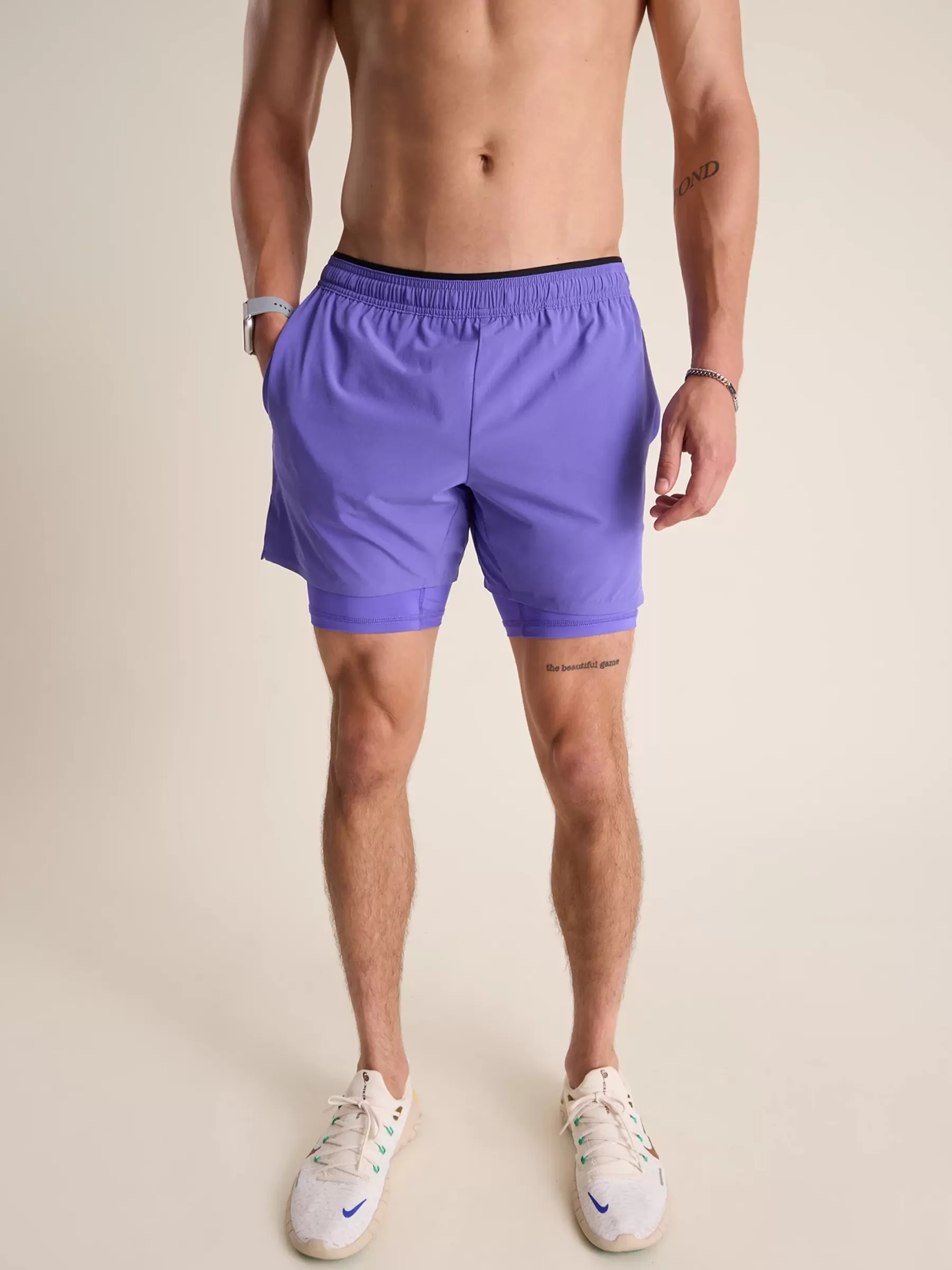 Chubbies Shorts Ultimate Training Shorts>The Purple Rains VioletPurple