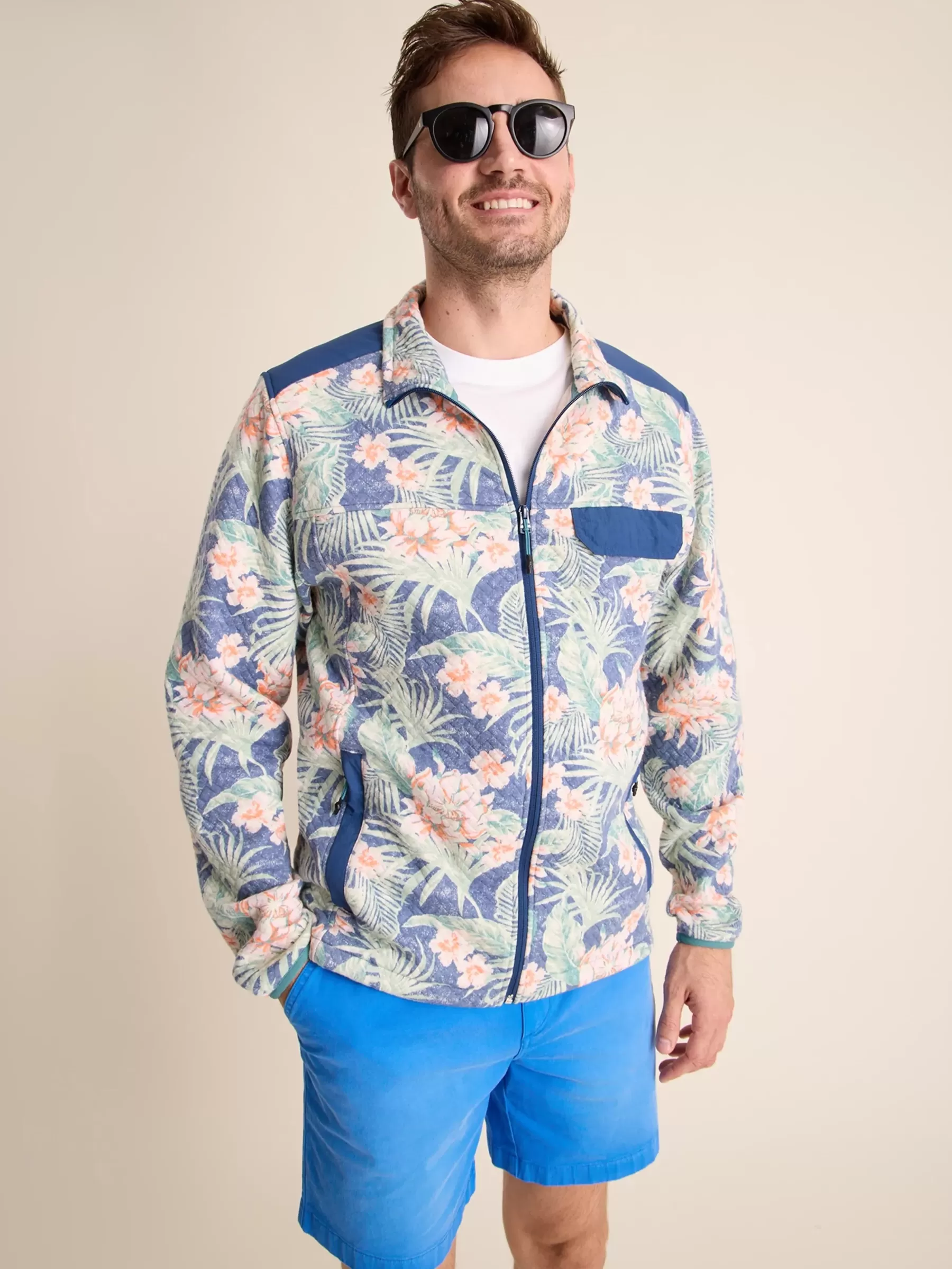 Chubbies Shorts Jackets>The Resort Wear FadedBlueFloral