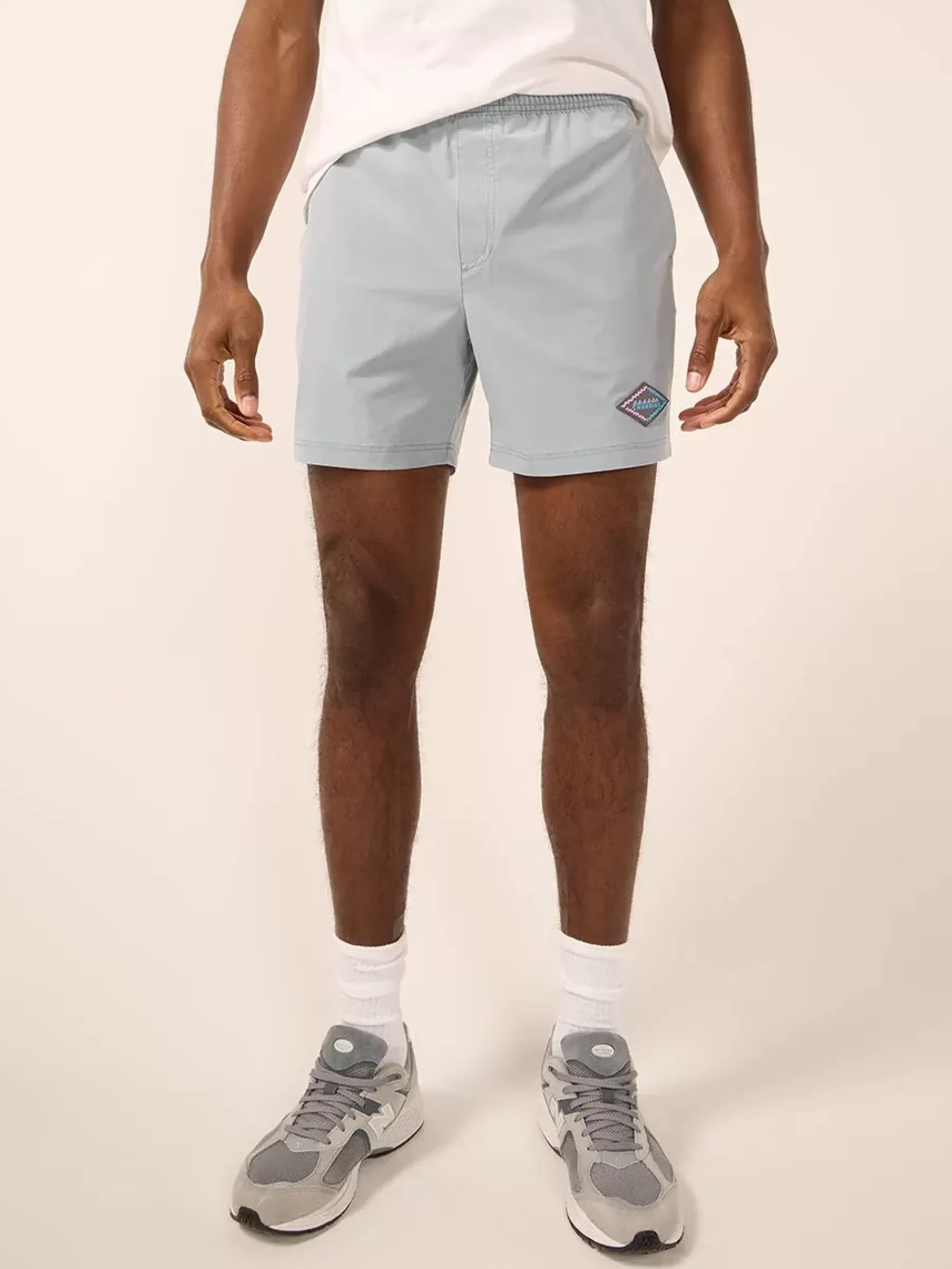 Chubbies Shorts Sport Shorts>The Seaside Vistas VintageWashedBlue/BlueGeometricLiner