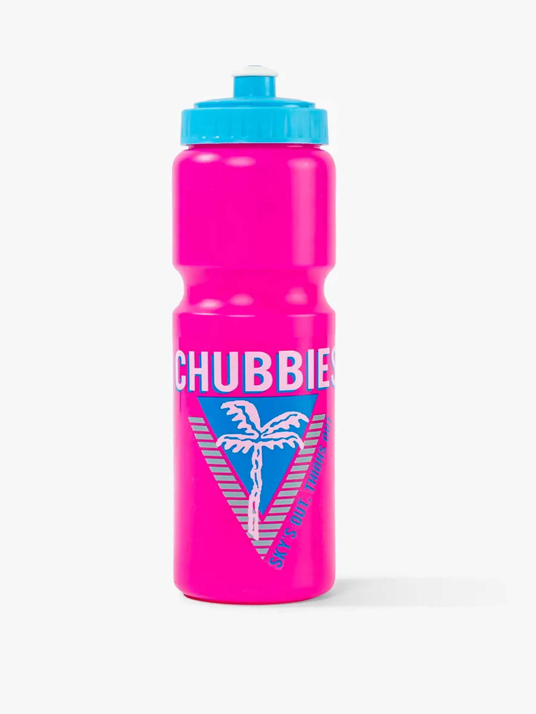 Chubbies Shorts Drinkware | Drinkware>The SOTO Triangle Palm Water Bottle Pink HotPinkPalm