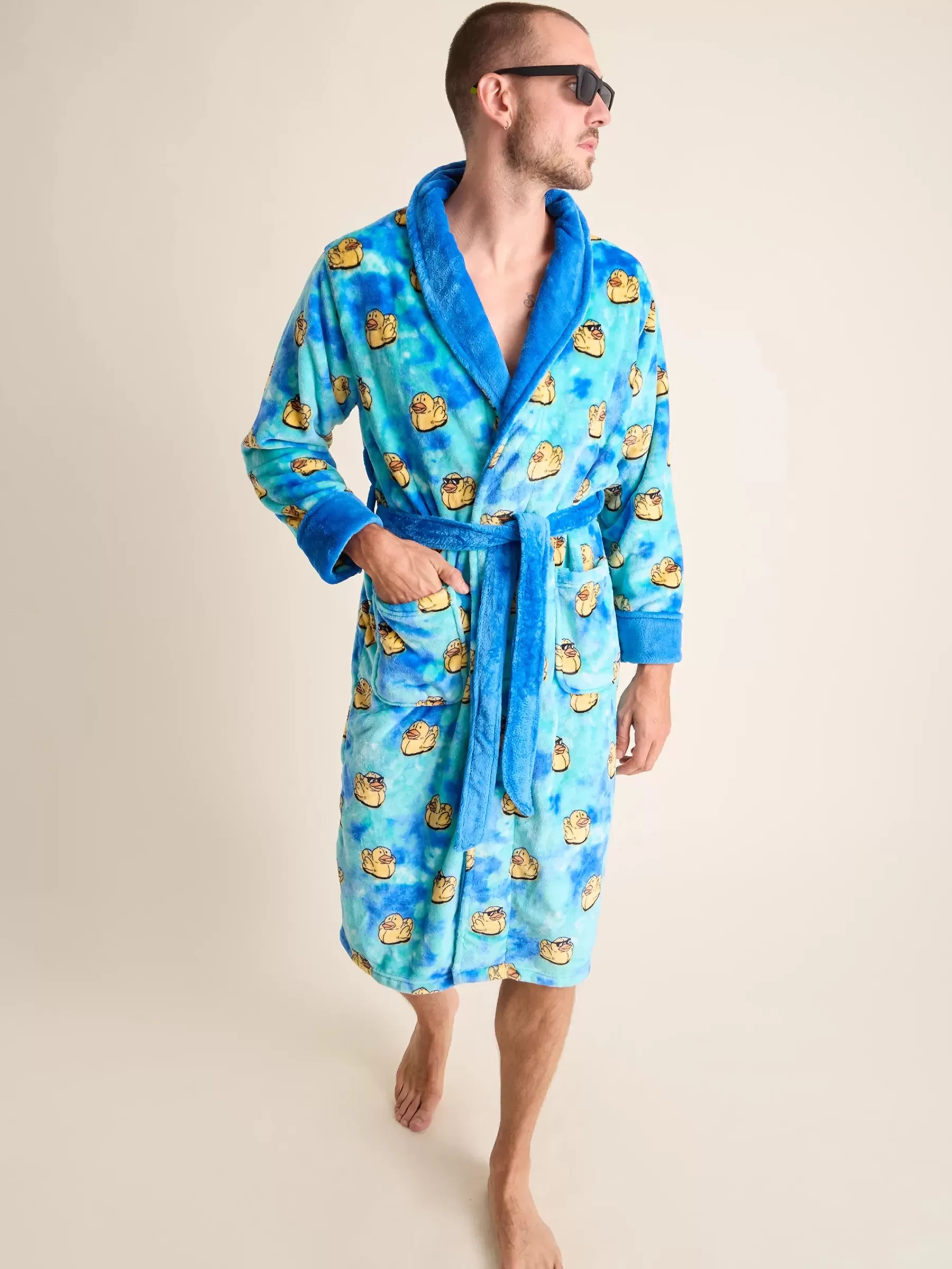 Chubbies Shorts Robes>The Tub Buddy BlueRubberDuck