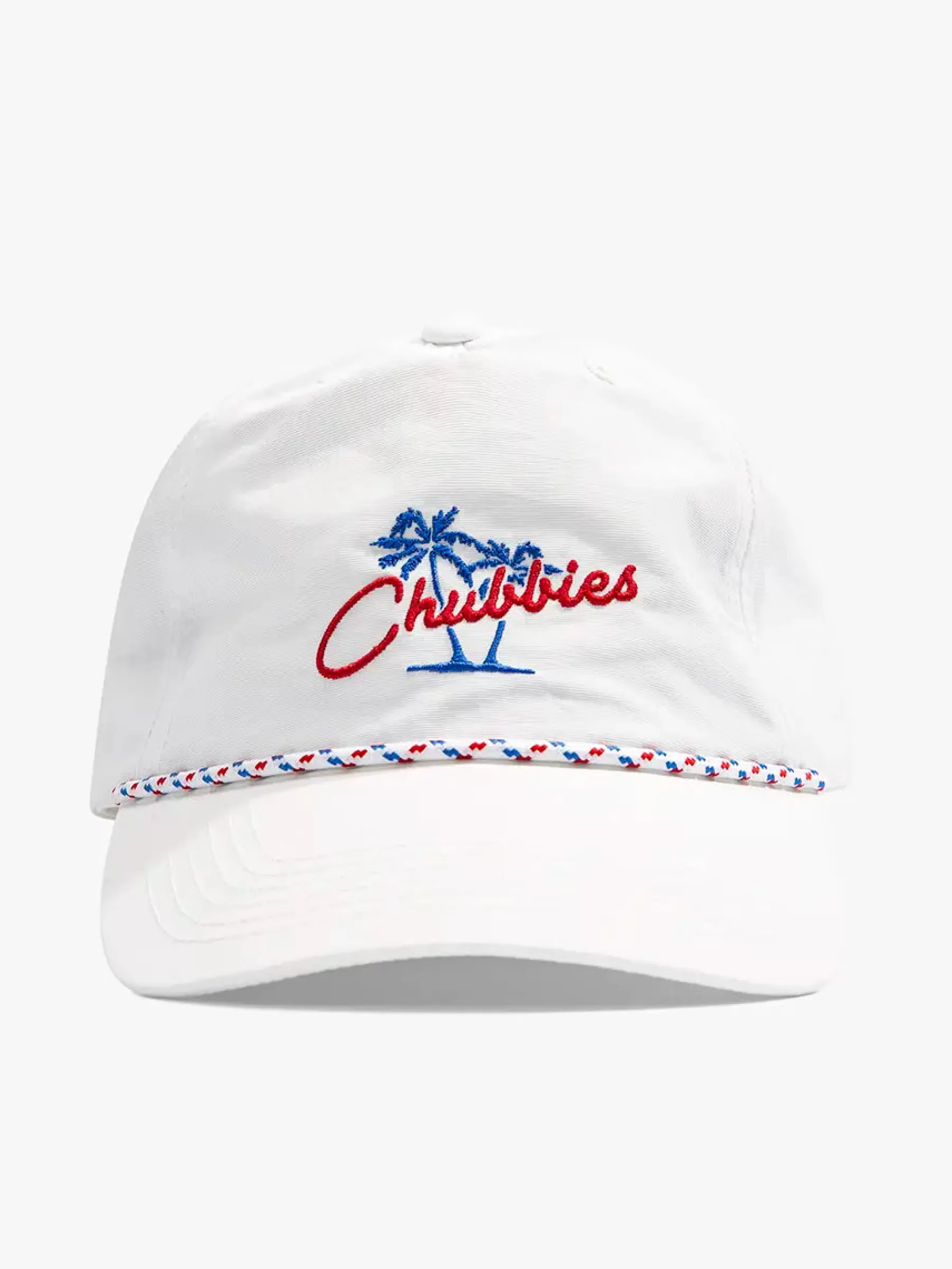 Chubbies Shorts Hats | Hats>The White Nylon Rope Hat WhiteDadHat