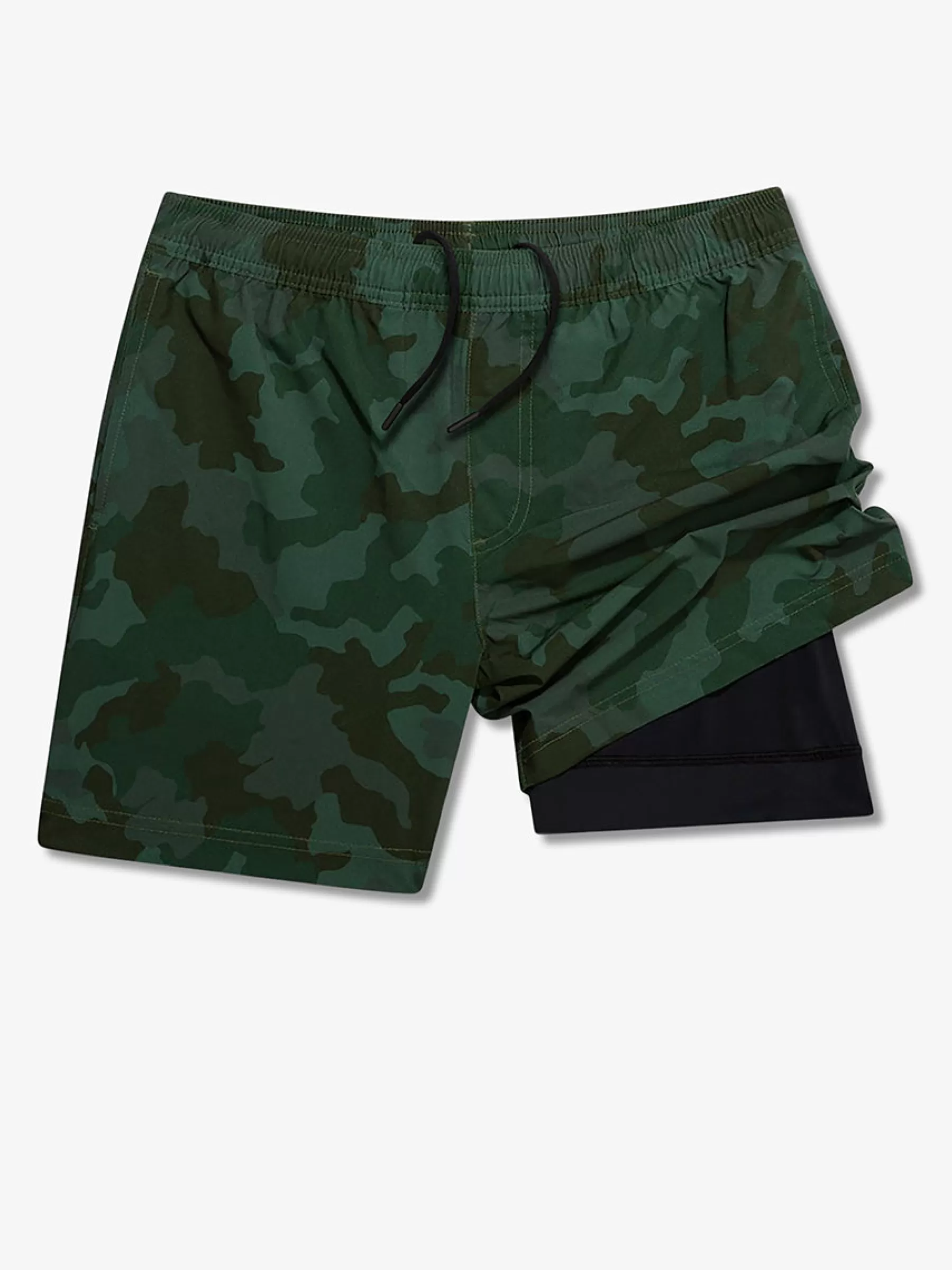 Chubbies Shorts Sport Shorts>The You Can't See Mes DarkGreenCamouflage/BlackLiner